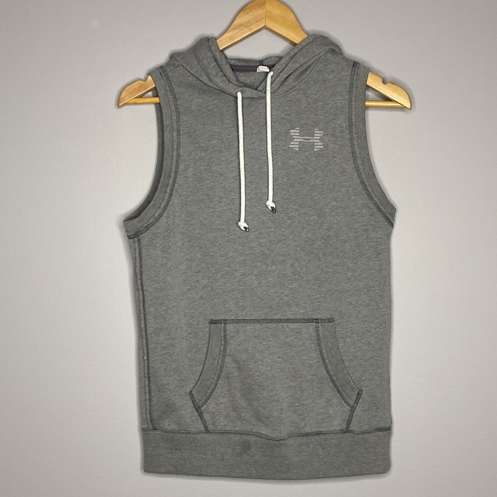 Under Armour Gray Sleeveless Hoodie
